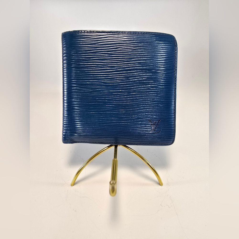 Louis Vuitton Blue Epi Wallet
